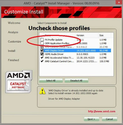 remove amd catalyst install manager